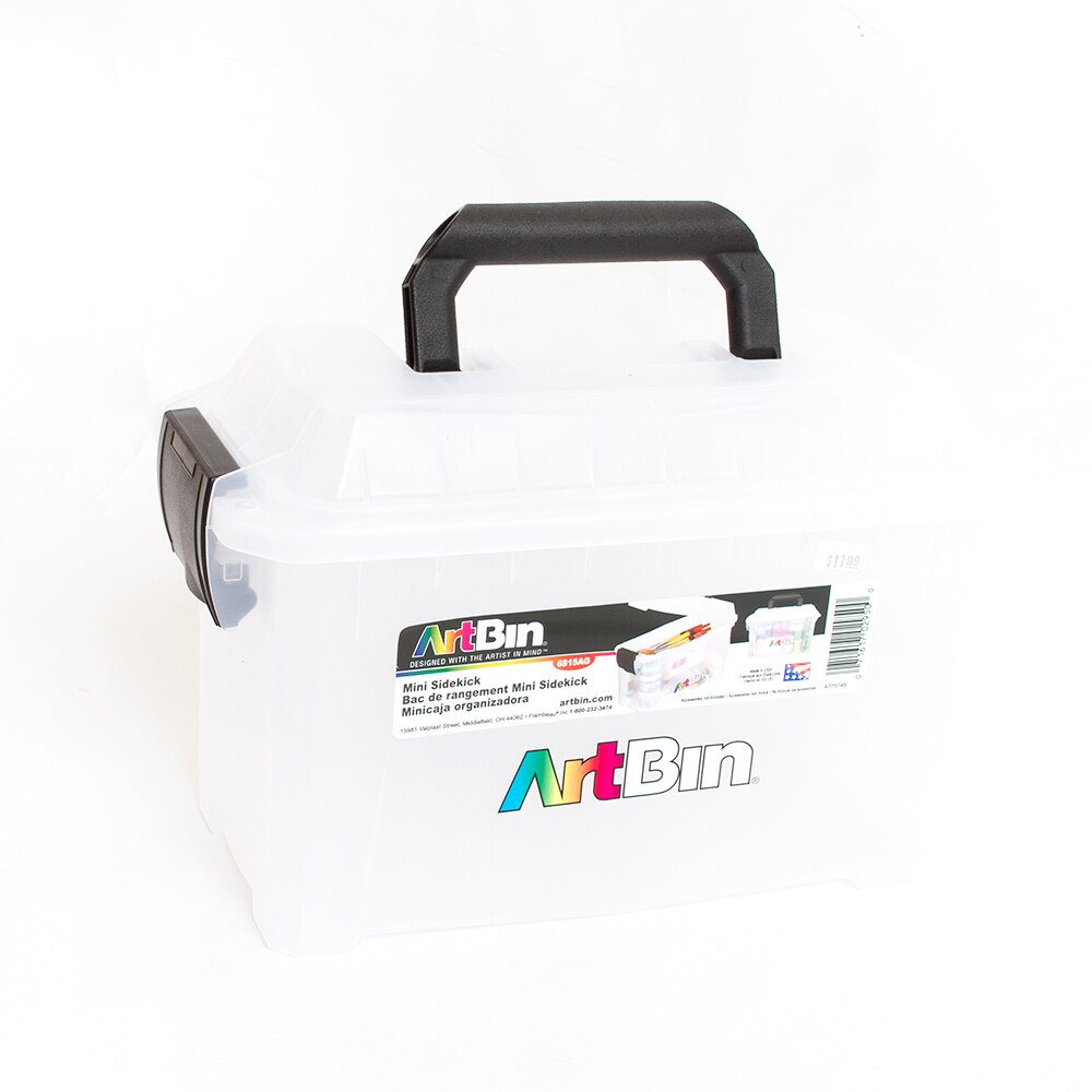 Storage & Organization, Art & School, 9.625"x7"x4.5", ArtBin, Sidekick, Translucent, Mini, 418212